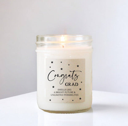 Congrats Grad Soy Candle / Graduation Gift