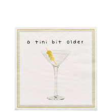 'A Tini Bit Older' Cocktail Napkins/26pk