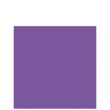 Purple Beverage Napkins 40ct