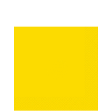 Yellow Beverage Napkins 20ct