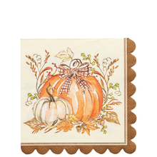 Turkey & Gourds Cocktail Napkins 26ct