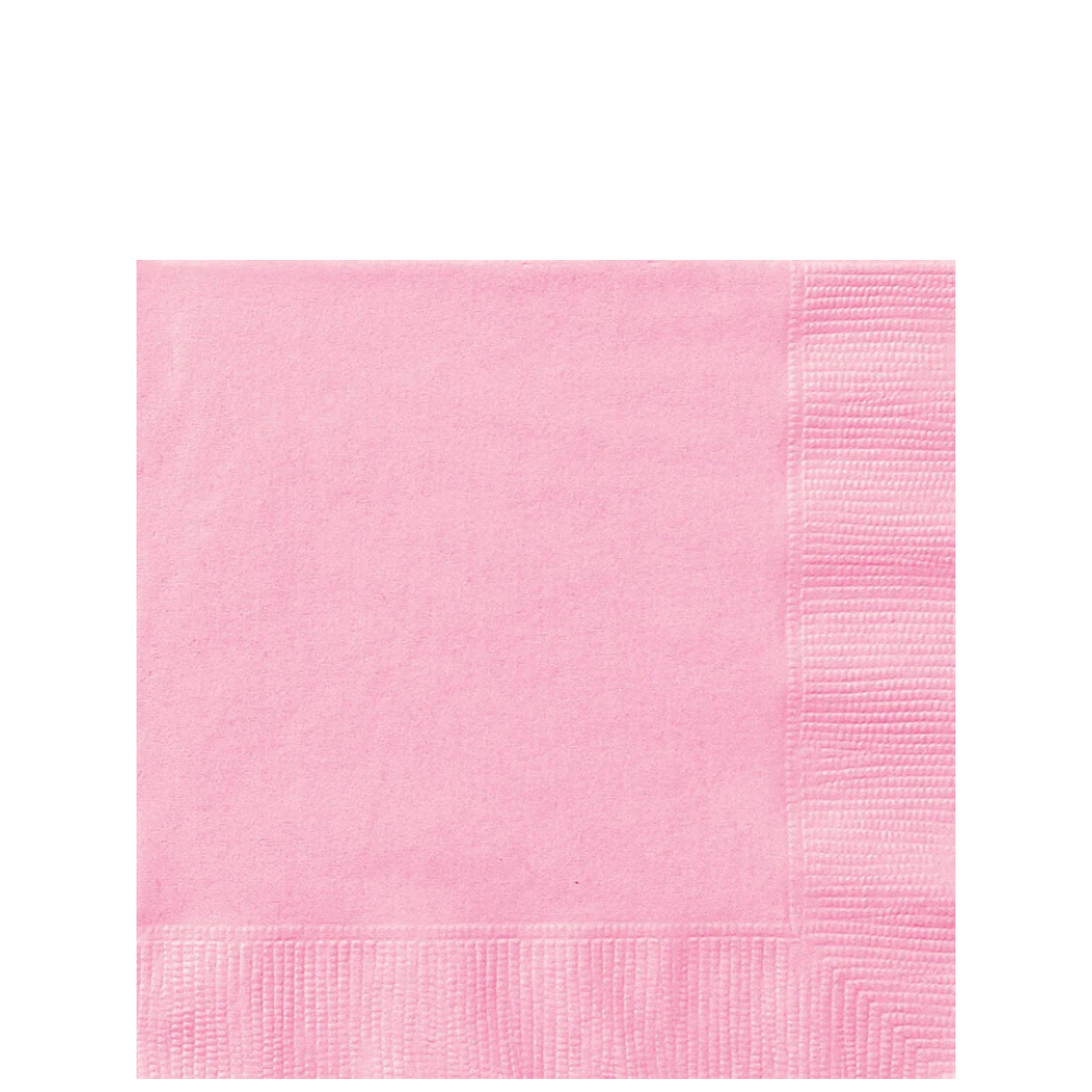 Pink Beverage Napkins 40ct