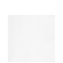 White Beverage Napkins 20ct