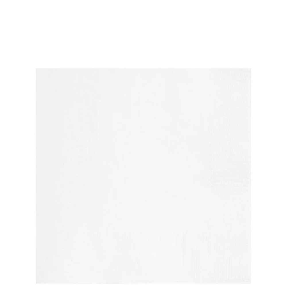 White Beverage Napkins 20ct