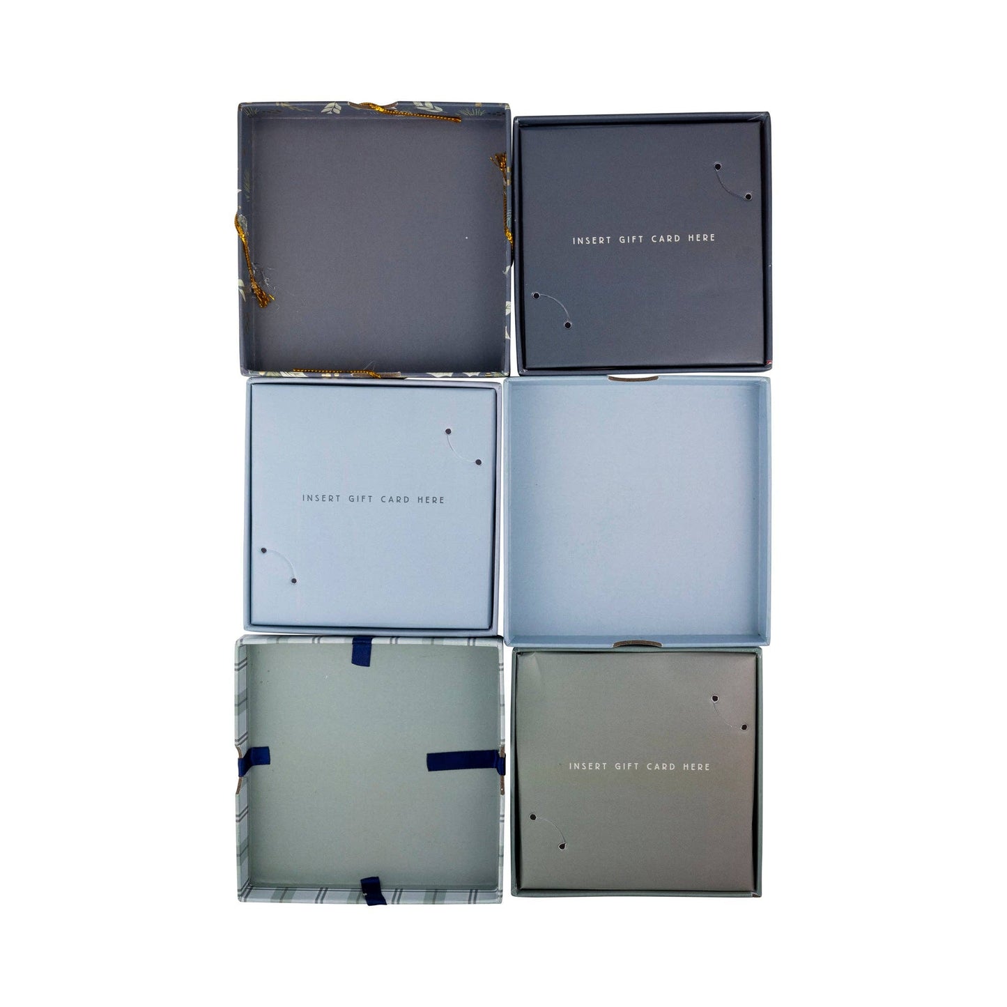 Winter Blue Gift Card Holder Box Set 3ct