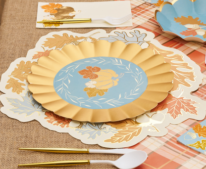 Gilded Harvest 10.5in Dinner Plates 8ct