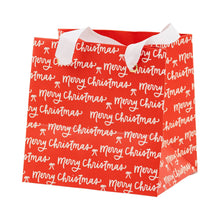 Merry Christmas Gift Bag Set 6ct