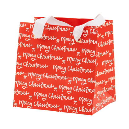 Merry Christmas Gift Bag Set 6ct