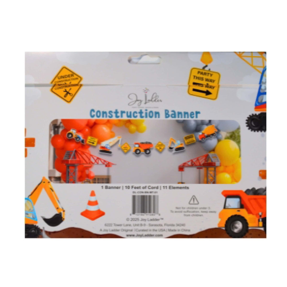 Construction Party Banner – Kids Party Decor