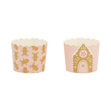 Pink Gingerbread House 5 oz Baking Cups 50ct