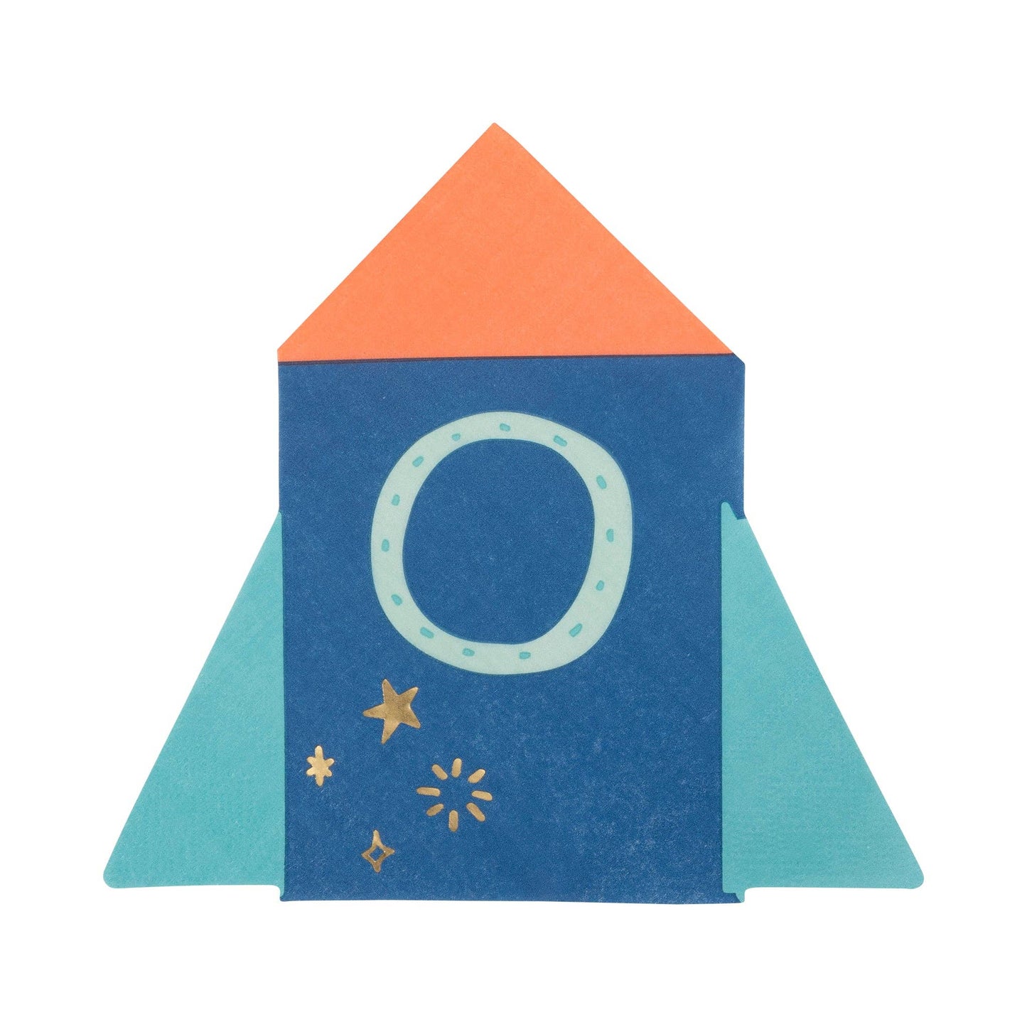 Rocket Shaped Paper Napkins 18ct
