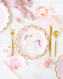 Princess Castle Shaped Guest Napkins 18ct