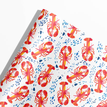 Lobsters Gift Wrap | Lobster Wrapping Paper