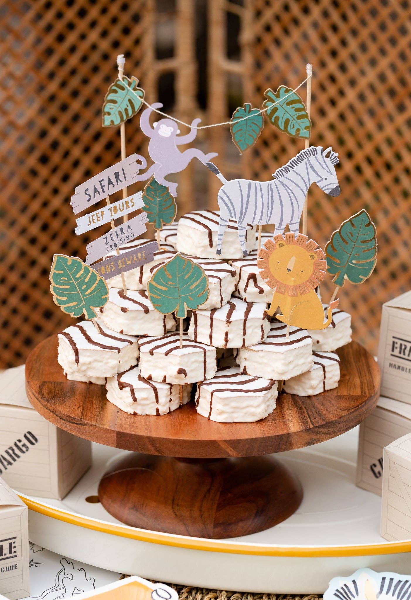 Safari Cake Topper Set 8ct