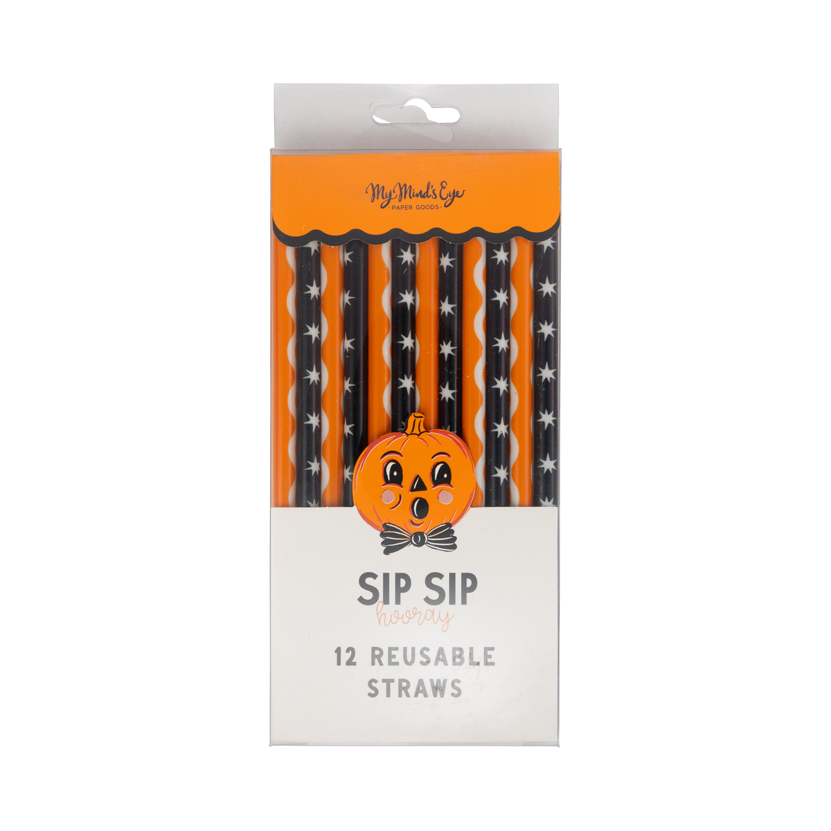 Vintage Ric Rac and Stars Reuseable Straws