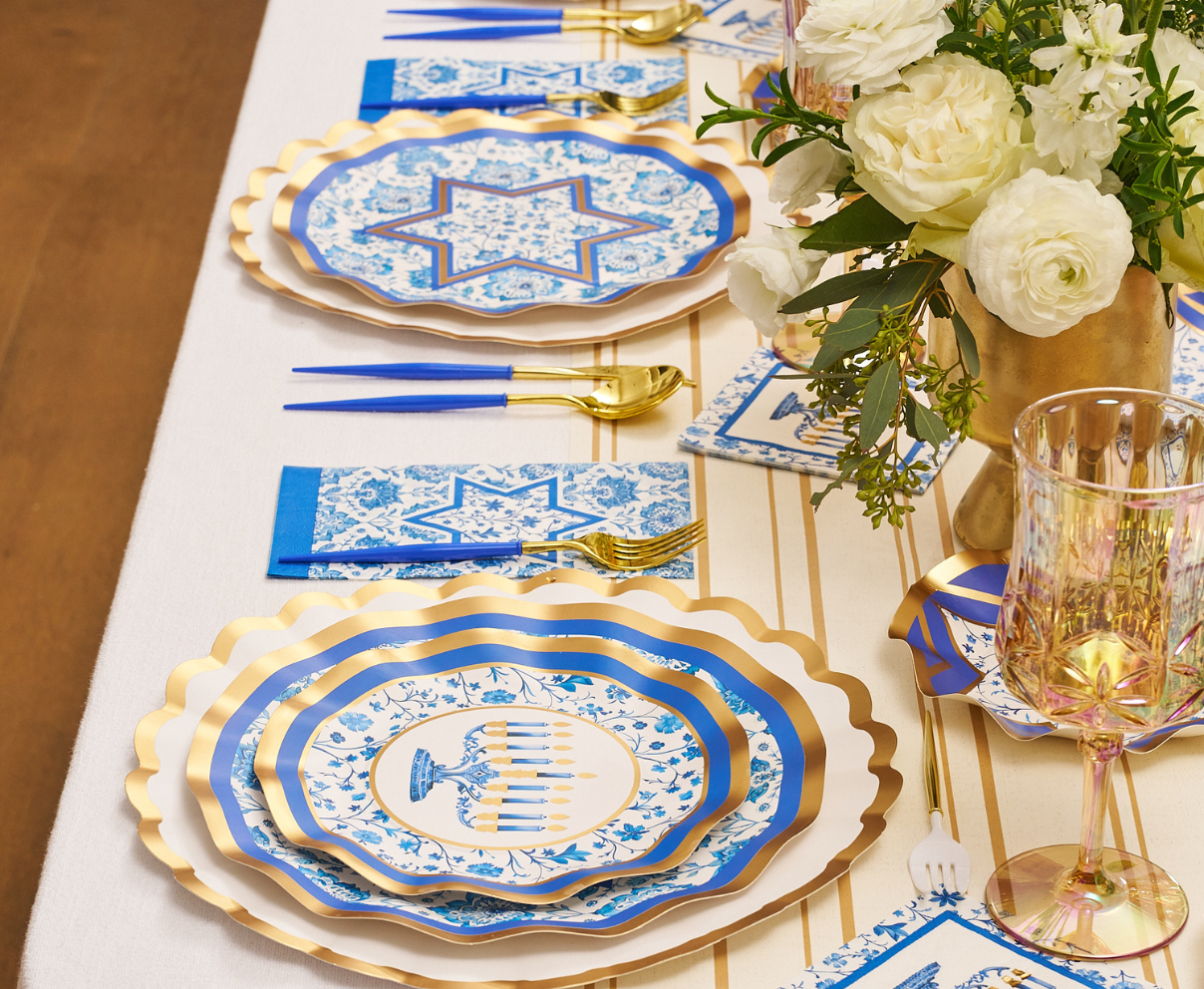 Hannukah Toile Guest Towels/20pk