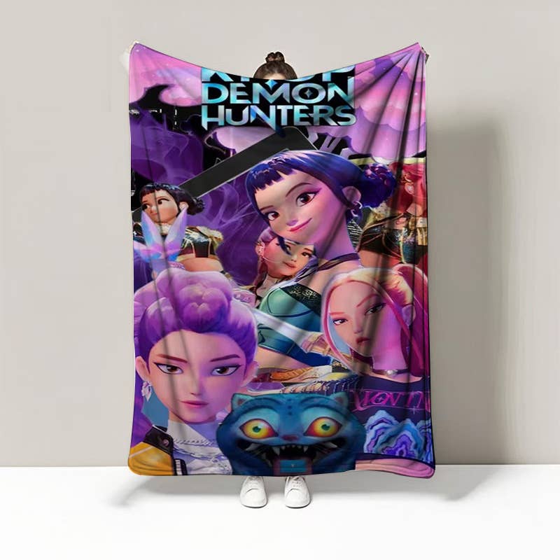 K-Pop Demon Hunters Rumi Soft Plush Blanket