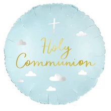 Holy Communion Blue/Gold 18in Balloon