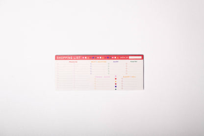 Meal Planner and Shopping List Set, Floral