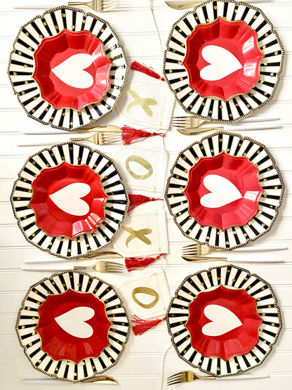 8 Love Dinner Plates