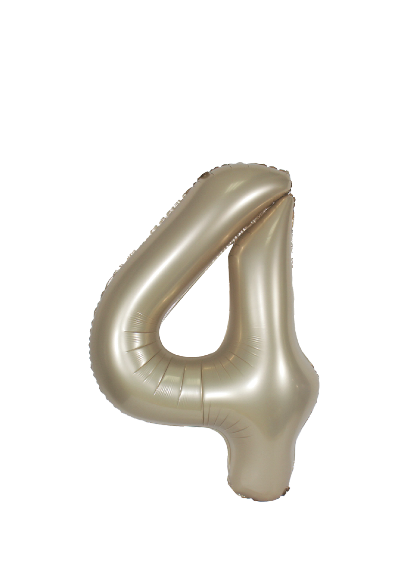 34in Number Balloons: Champagne