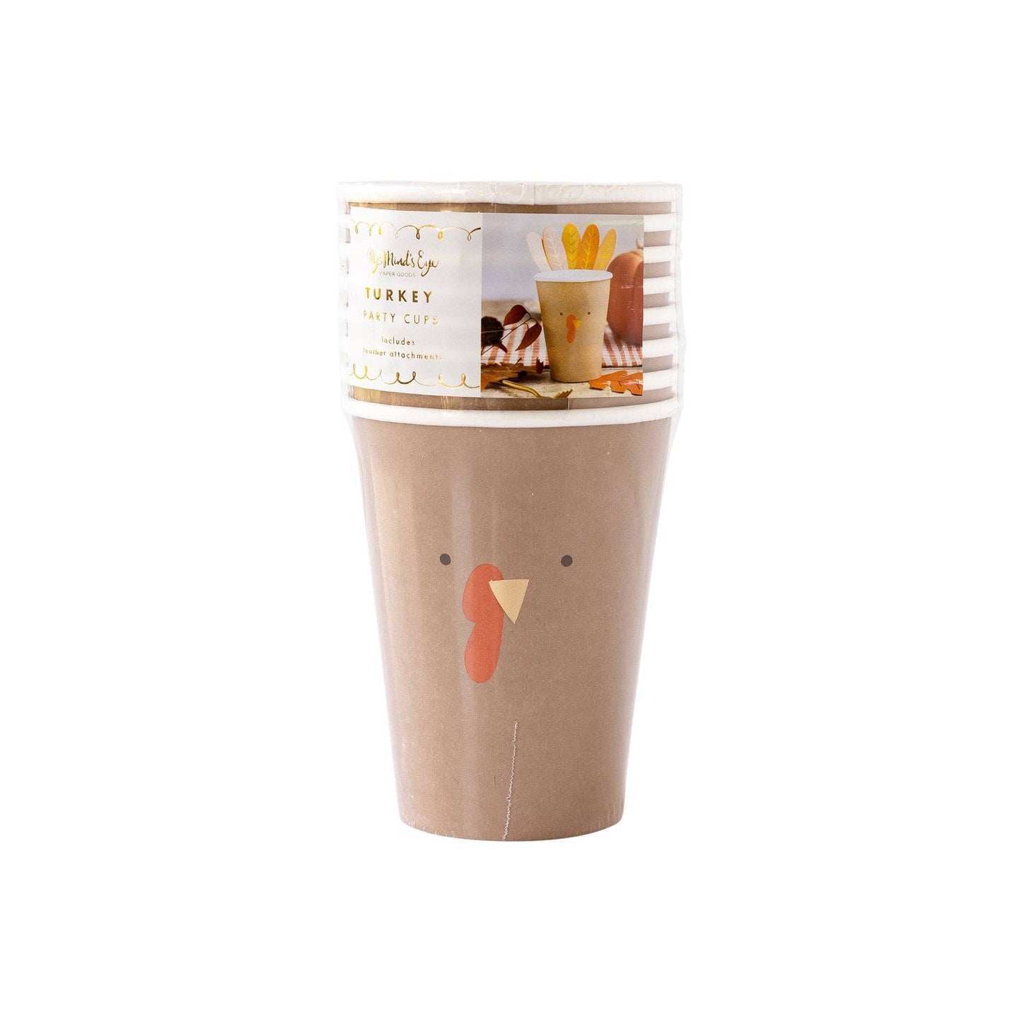 Turkey 12oz Paper Cups 8ct