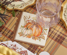 Turkey & Gourds Cocktail Napkins 26ct