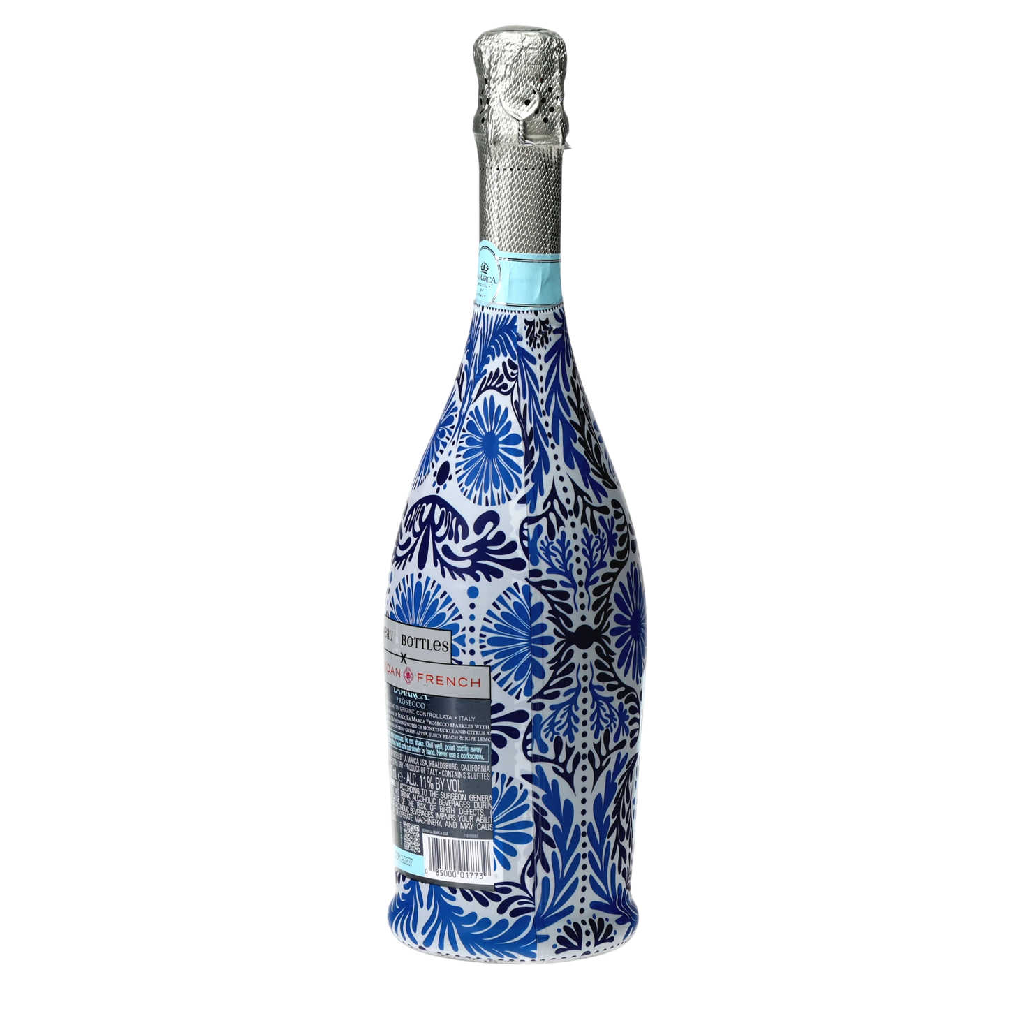 Beau Bottle x Sheridan French Collection - Navy Jardin - Prosecco Collection