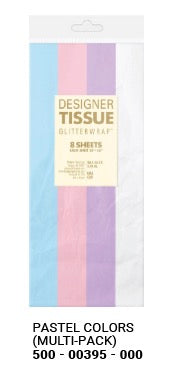 Pastel Multti Tissue Paper 8ct