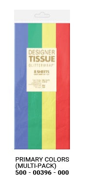 Primary Multi Tissue Paper 8ct