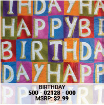 Happy Birthday Tissue Paper 5ct