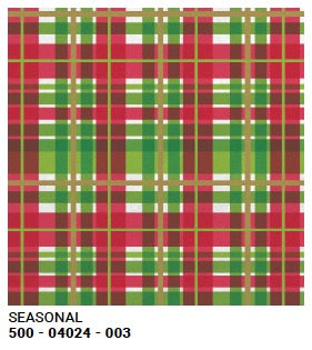 XMAS Plaid Tissue Paper