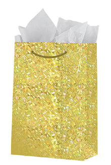 Holographic Gold Gift Bags