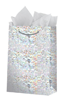 Holographic Silver Gift Bags