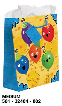 Smile Balloons Medium Gift Bag