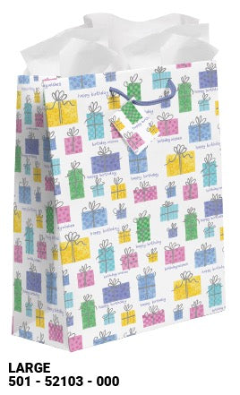 Pastel Gifts Large Gift Bag