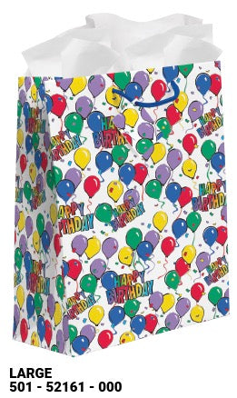 Multi Balloons Large Gift Bag