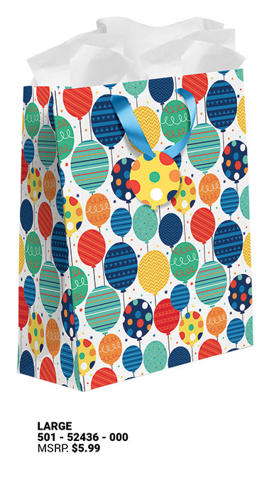 Balloons Large Gift Bag