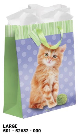 Kitten Large Gift Bag