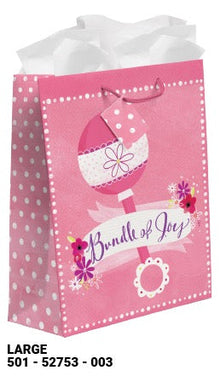 Baby Girl Large Gift Bag