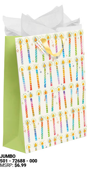 Candles Jumbo Gift Bag