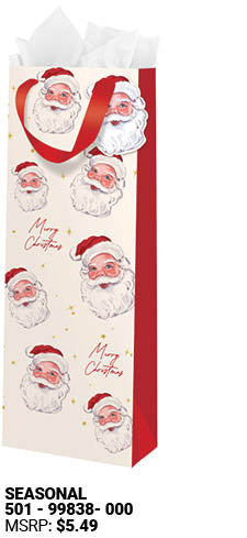 XMAS Santa Wine Gift Bag