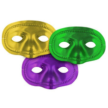 Metallic Half Masks - 1 Assorted Color