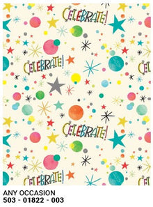 Roll Wrap Celebrate 30in x 5ft