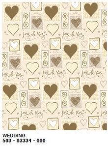 Roll Wrap Bridal Hearts 30in x 5ft
