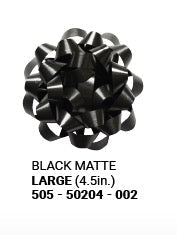 4.5in Bow - Black Matte