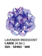 4.5in Bow - Lavender Iridescent