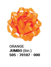 6in Bow - Orange