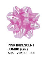 6in Bow - Pink Iridescent