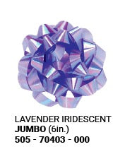 6in Bow - Lavender Iridescent